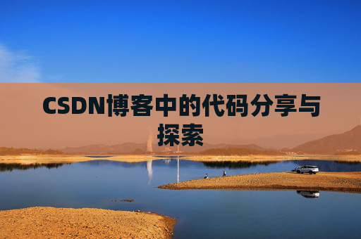 CSDN博客中的代码分享与探索